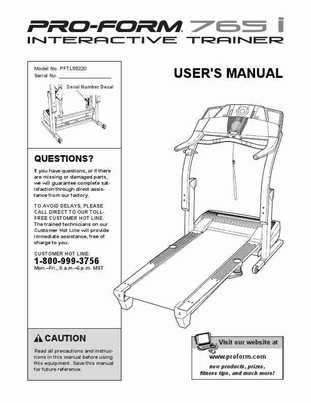 ProForm Treadmill PFTL99220-page_pdf